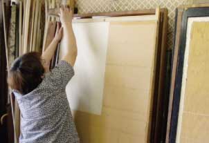 ふすまの水張り