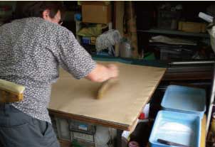 ふすまの水張り